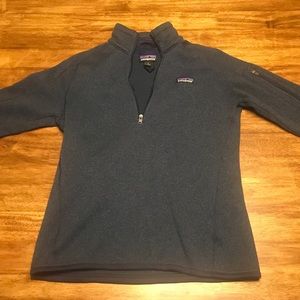 Patagonia 1/4 zip Better Sweater, women’s size small in navy